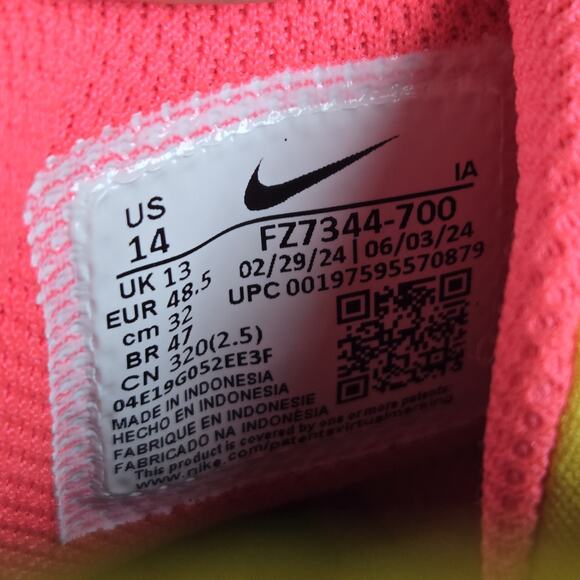 NEW Nike RBI Exclusive Alpha Huarache Elite 3 Mens Size 14 Baseball FZ7344-700 - Picture 10 of 11